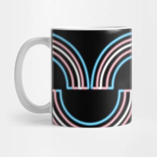 Transgender Neon Light Rainbow 2 Mug